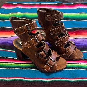 Buckle Roper Heels